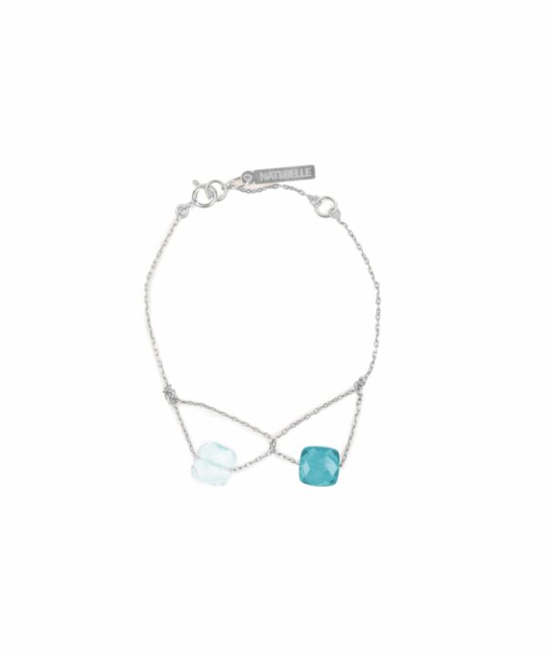 Pulsera Two Semiprecious Stones