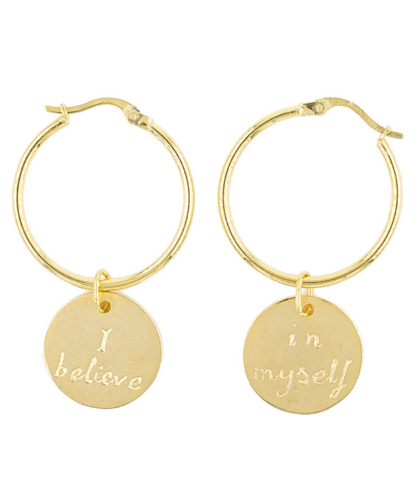 Pendientes I believe in myself