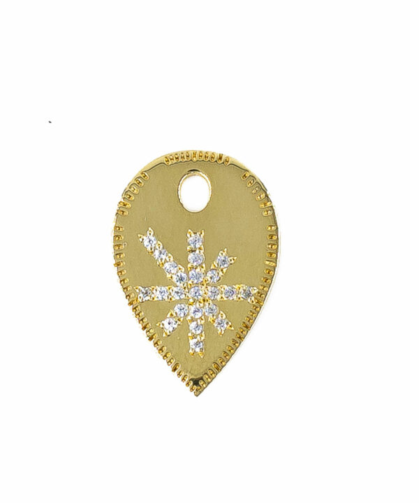 Charm Púa Guitarra M Circonitas