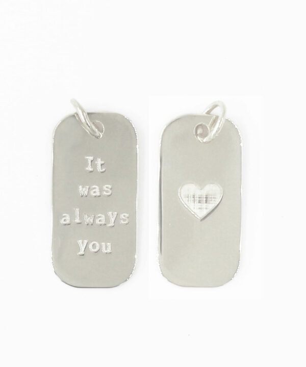Charm Military Love Tags