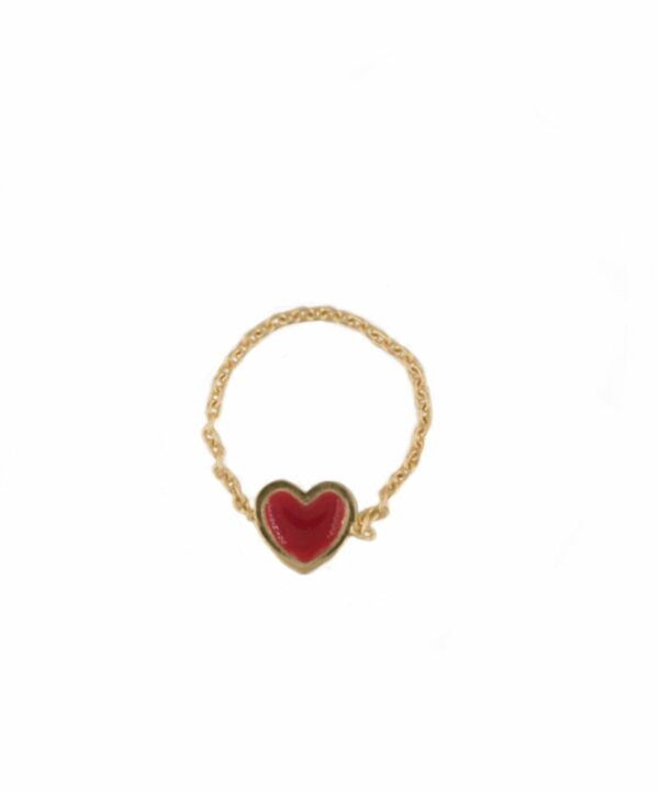 Anillo Petit Coeur Rouge