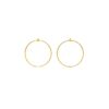 aros pendientes plata bañada en oro