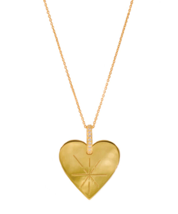 Collar Heart Zircons