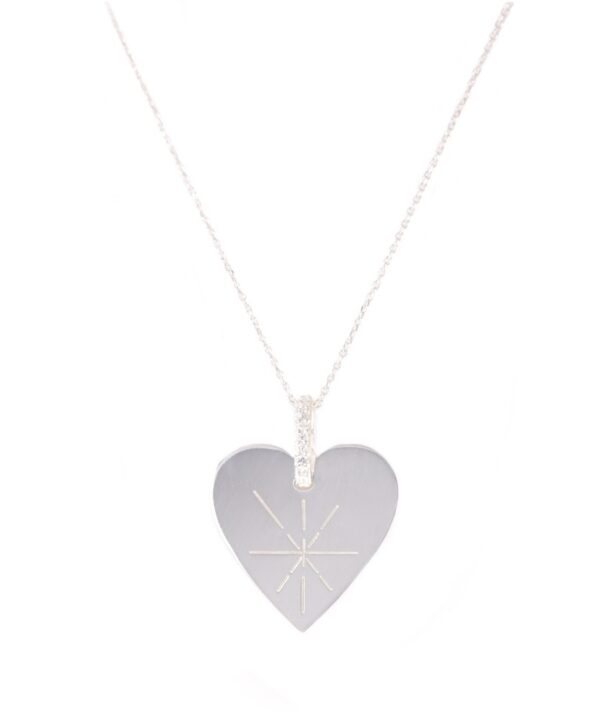 Collar Heart Zircons