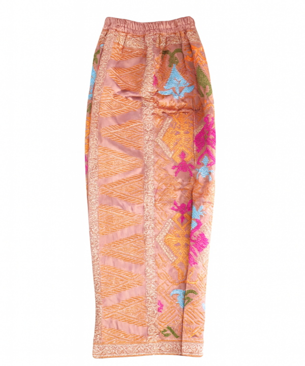 falda bali estilo balines borados oro y colores vivos