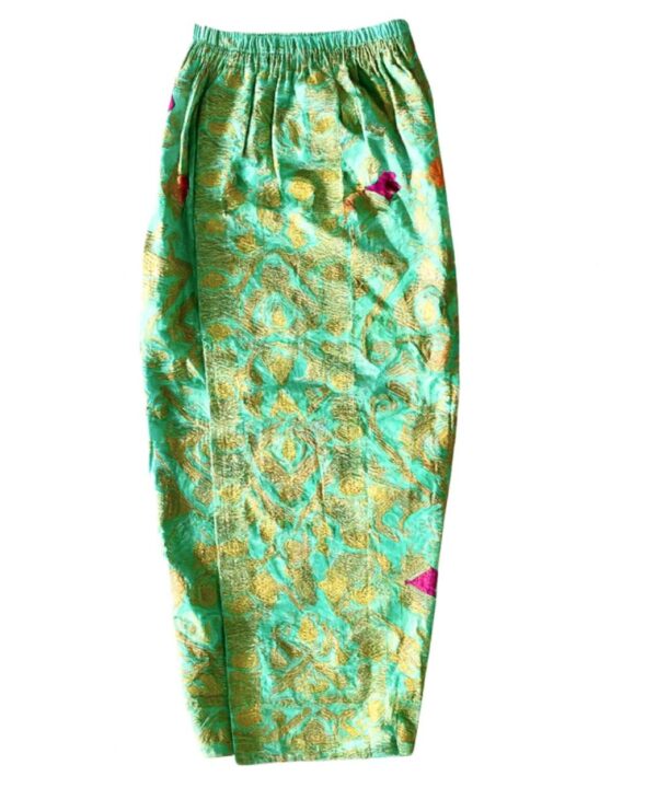 falda bali estilo balines borados oro y colores vivos es turquesa