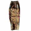 falda estilo balines hutan bordados dorados color kaki