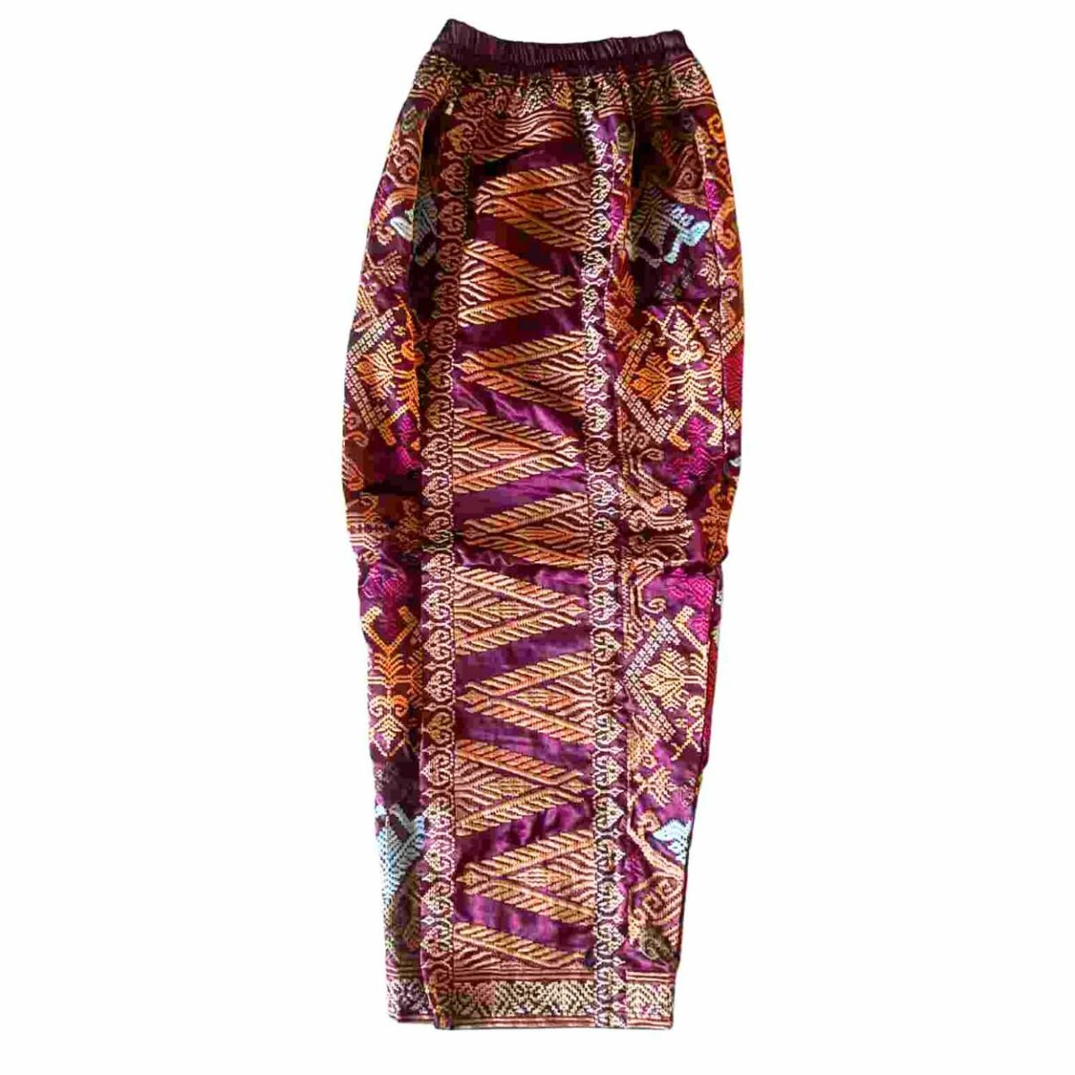 falda bali estilo balines borados oro y colores vivos es lila