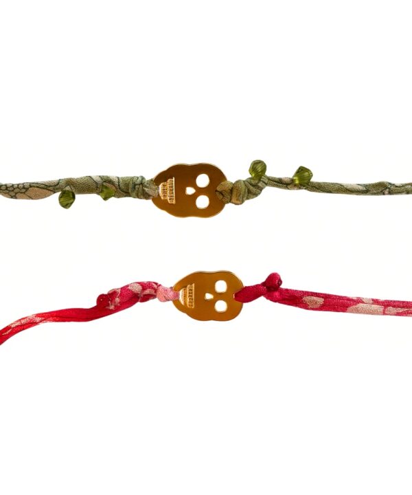 Choker/Pulsera Calavera Liberty