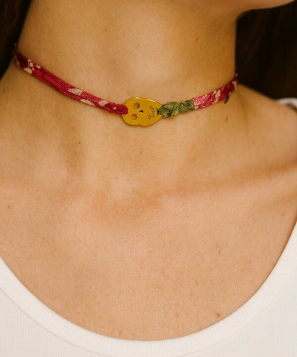 choker calavera liberty