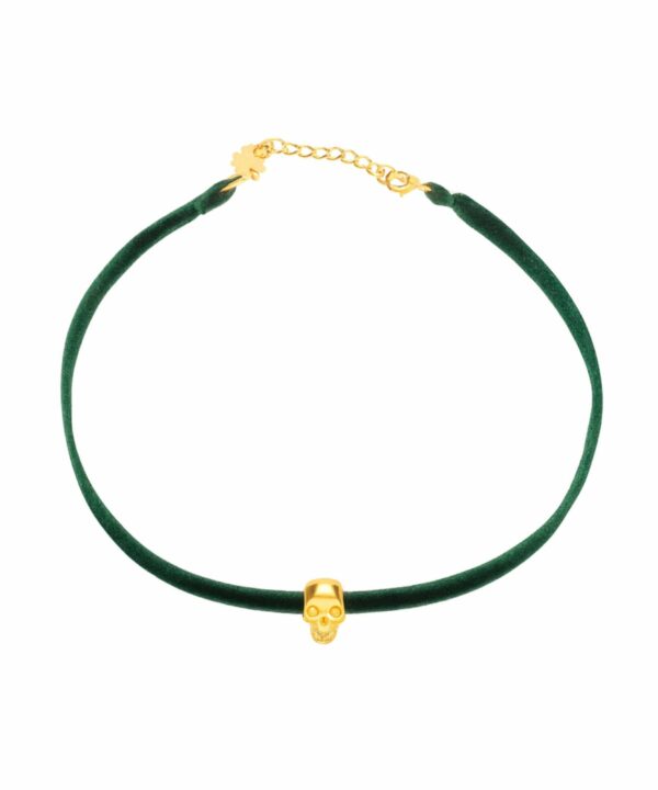 Choker Calavera Velvet