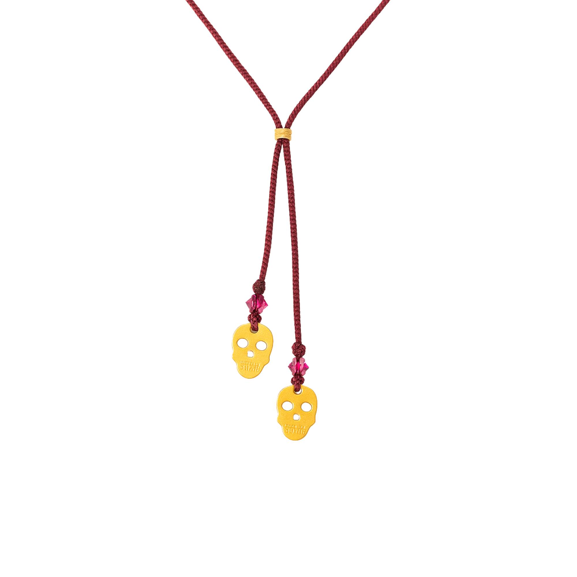 collar dos calaveras