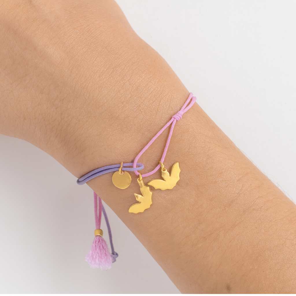 pulsera dos murcielagos