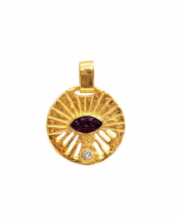 Charm Burgundy Talisman